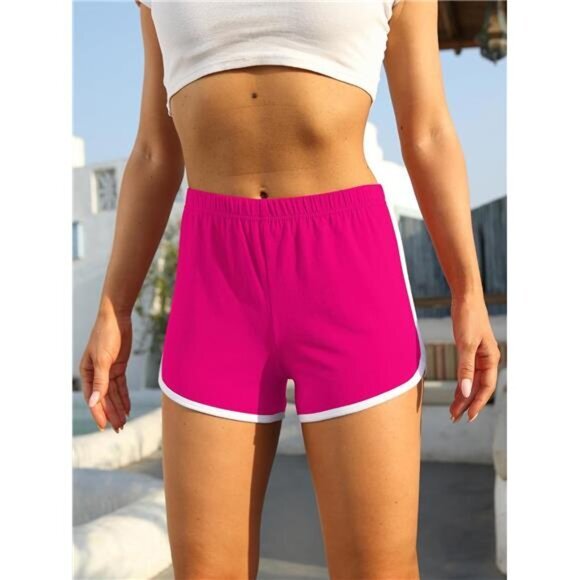 Cotton Sports Shorts Women  Breathable Pants Dolphin Workout Shorts Pack of 7 - Picture 4 of 6
